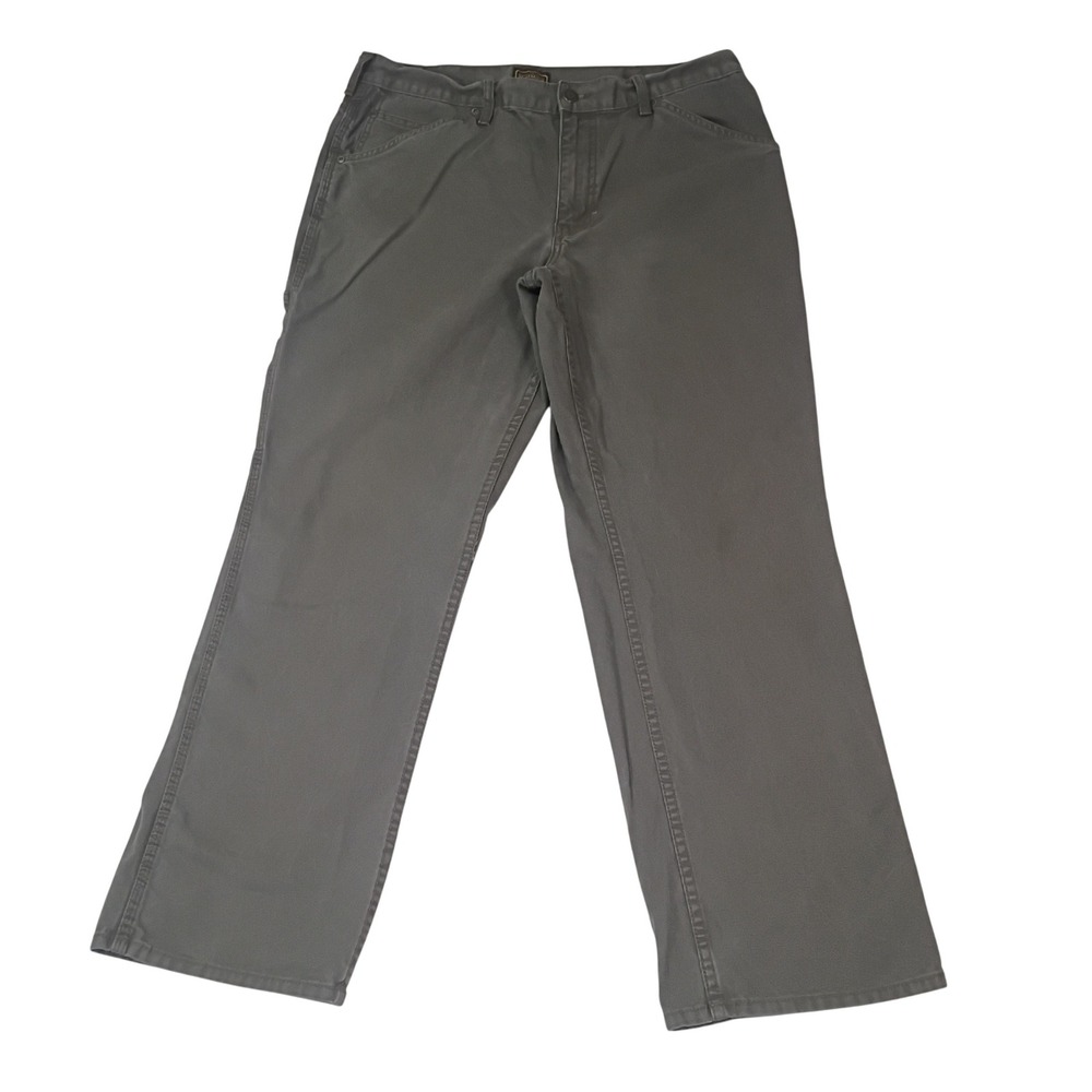 CE Schmidt Workwear Mens 36x32 Gray Cotton Canvas Carpenter Pants‎ Utility